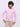 Boys Pink Premium Cotton Blend Crinkled Stripe Spread Collar Shirt