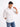 Mens Slim Fit Pure Cotton White Double Chest Pocket Smart Casual Solid Shirt