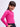 Girls Fuchsia Snug Fit Premium Cotton Blend Rib Top