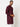 Men's Regular Fit Garnet Red Solid  Kurta