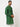 Men's Regular Fit Lush Green Two Tone Yarn Dyed Kurta