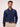 Men's Comfort Fit Pure Cotton Navy Blue Spread Collar Yarn Dyed Check Shirt