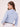 Women's Slim Fit Cotton Lycra Solid Light Blue Semi Formal 3/4th Sleeve Y-Placket Shirt