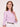 Women's Slim Fit Pure Cotton Solid Lilac Semi Formal 3/4th Sleeve Y-Placket Shirt