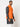 Men's Regular Fit Basket Weave Orange Slice Nehru Jacket