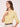 Women's Pure Cotton Textured Light Yellow Semi Formal Long Sleeve Y-Placket Pintuck Detail Shirt