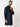 Men's Regular Fit Navy Blue Solid  Kurta