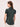 Women's Slim Fit Pure Cotton Solid Moss Green Semi Formal Short Puffed Sleeve Y-placket Shirt