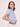 Women's Slim Fit  Cotton Lycra Solid Light Blue Semi Formal Short Puffed Sleeve Y-placket Shirt