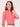 Women's Slim Fit Pure Cotton Solid Peach Semi Formal 3/4th Sleeve Y-Placket Shirt