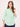 Women's Slim Fit Pure Cotton Solid Mint Green Semi Formal 3/4th Sleeve Y-Placket Shirt