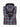 Men's Slim Fit Pure Cotton Dark Navy Button Down Collar Check Shirt