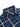 Men's Slim Fit Pure Cotton Indigo Navy Button Down Collar Check Shirt