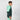 Boy's Jungle Green Color Block Knit Zip-up Hoodie