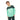 Bombay High Boy's Sea Green Color Block Knit Sweatshirt