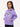 Girls Lavender Printed Fleece Hoodie