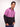 Bombay High Men's Color Block Patterned Purple & Black Knit Hoodie