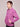 Men's Purple Knit Regular Fit Solid Half Zip Sweatshirt