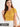 Women's Mustard Twist Neck Regular Fit Top