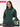 Women's 'Life is Good' Graphic Jungle Green Oversized Fleece Hoodie with Pockets