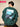 Men's 'Whisper of Peace' Graphic Jungle Green Oversized Fleece Sweatshirt