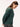 Women's Embroidered Regular Fit Jungle Green Fleece Sweatshirt