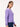 Women's Embroidered Regular Fit Lavender Fleece Sweatshirt