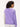 Women's Lavender/ Grey Fleece Regular Fit Colour-blocked Sweatshirt