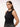 Women's Premium Cotton Lycra Rib Snug Fit Black Tank Top