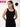 Women's Premium Viscose Rib Black Bodycon Dress