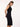 Women's Premium Viscose Rib Black Bodycon Dress