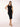 Women's Premium Viscose Rib Black Bodycon Dress