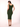 Women's Premium Viscose Rib Olive Bodycon Dress