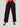 Bombay High Black Women's Premium Cotton Solid Knit Wide Leg All Day Pants
