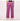 Women's Purple Premium Cotton Solid Knit Wide Leg All Day Pants