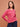 Women's Premium Cotton Full Sleeve Dark Pink Pullover