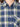 Women's Dark Blue Chequered Regular Fit Full Sleeves Shirt