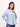 Women's Blue Oversized High-Low Hem Solid Shirt