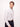 Men's Slim Fit Pure Cotton Bright White Button Down Collar Check Shirt