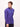 Men's Slim Fit Pure Cotton Violet Indigo Button Down Collar Solid Shirt