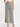 Women's Pearl Grey Striped Wideleg Trousers