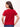 Women's Red Premium Cotton Regular Fit Crew Neck Knit Top