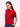 Women's Red Premium Cotton Regular Fit Crew Neck Knit Top