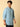 Men's Regular  Fit Pure Cotton Blue Solid Denim Shirt Kurta