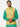 Men's Regular Fit Yarn Dyed Green Oasis Nehru Jacket