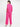 Women's Solid Pink Regular Fit Shawl Collar Open Front Shrug