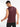 Wine Regular Fit Training Vest for Men