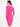 Women's Fuschia Collared Fitted Dress