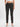 Women's Solid Dark Grey Fitted Trousers