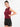 Maroon Sleeveless Regular Fit with Drawcord Training Jacket For Women